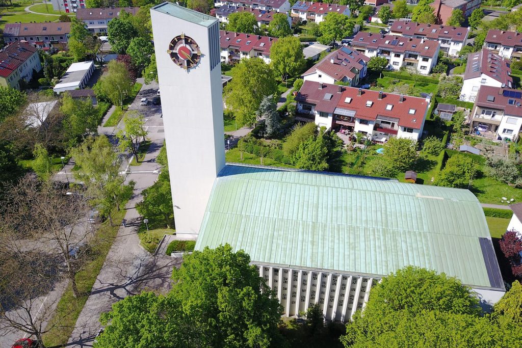 Evang. Stephanuskirche im Giebel, Foto © Hans-Martin Goede