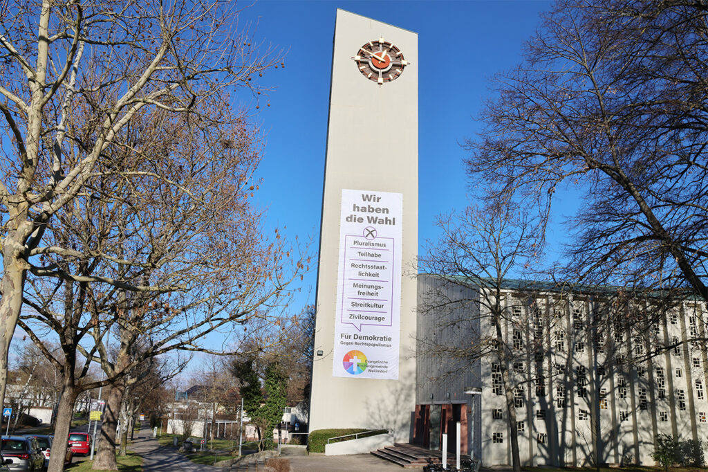 Demokratie Banner in Stephanus