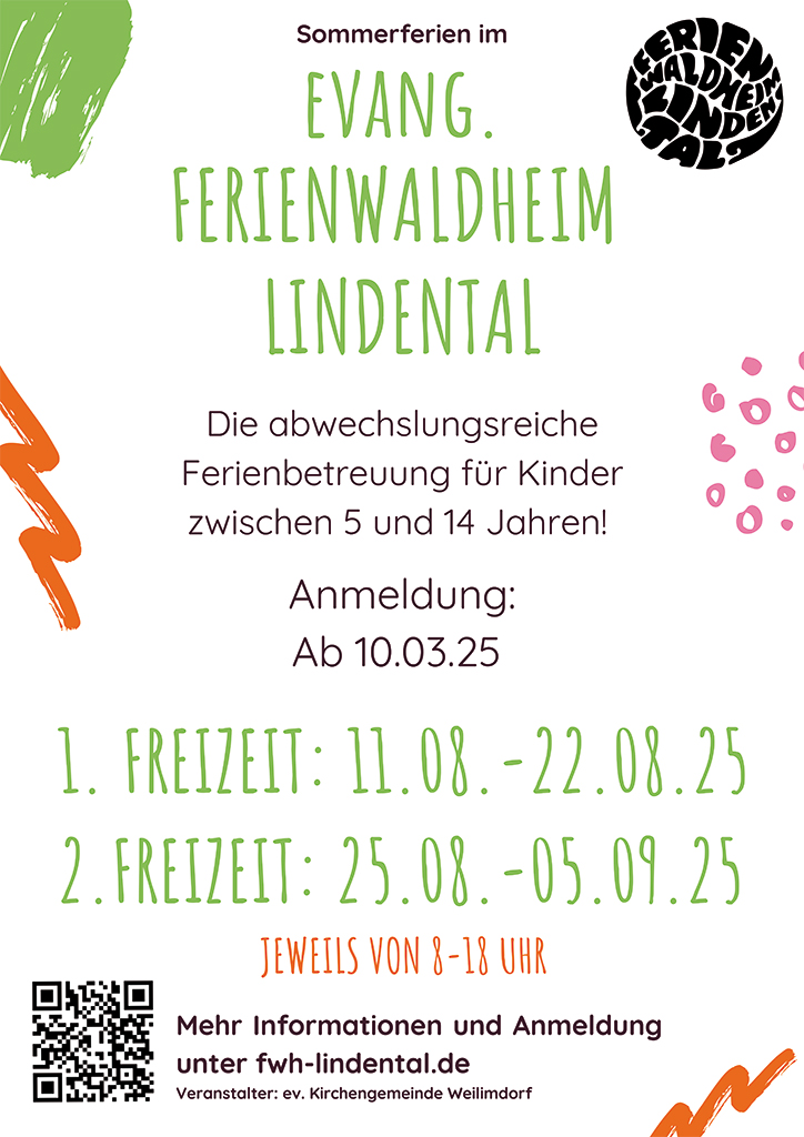 Flyer Ferienwaldheim 2025